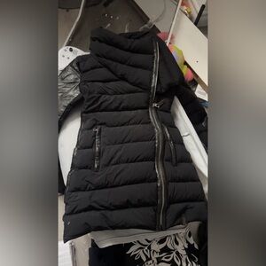 RUDSAK Black Quilted Puffer Coat